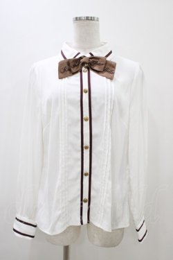 画像1: Amavel / リバーシブルクロスタイブラウス Free オフ/ボルドー H-25-11-07-1047-CA-BL-NS-ZH