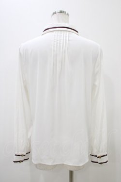 画像2: Amavel / リバーシブルクロスタイブラウス Free オフ/ボルドー H-25-11-07-1047-CA-BL-NS-ZH