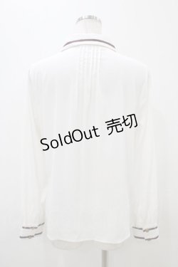 画像2: Amavel / リバーシブルクロスタイブラウス Free オフ/ボルドー H-25-11-07-1047-CA-BL-NS-ZH