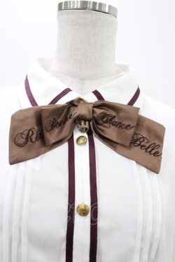 画像3: Amavel / リバーシブルクロスタイブラウス Free オフ/ボルドー H-25-11-07-1047-CA-BL-NS-ZH