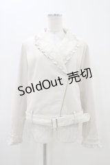 axes femme POETIQUE / スエードフリルライダースJK M ベージュ H-25-11-07-1050-AX-JA-NS-ZH