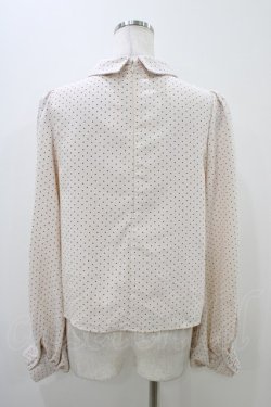 画像2: An MILLE / ドットブラウス Free ピンク H-25-11-07-1051-EL-BL-NS-ZH