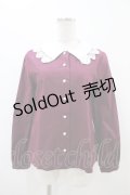 mayla classic / Laprinp girls' schoolレース襟ブラウス Free ボルドー H-25-11-07-1054-0-BL-NS-ZH