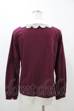 画像2: mayla classic / Laprinp girls' schoolレース襟ブラウス Free ボルドー H-25-11-07-1054-0-BL-NS-ZH