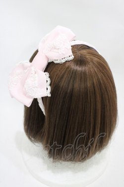 画像2: BABY,THE STARS SHINE BRIGHT / クラシックローズカチューシャ  ピンク H-25-11-07-1007-BA-AC-NS-ZH