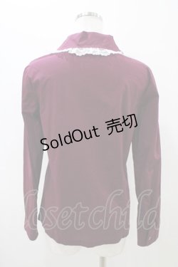 画像2: mayla classic / Laprinp girls' schoolピンタックブラウス Free ボルドー H-25-11-07-1055-0-BL-NS-ZH