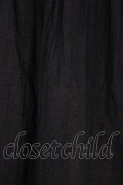 画像3: Cherir la femme / ベルベット襟ブラウス M ブラック H-25-11-07-1056-LO-BL-NS-ZH