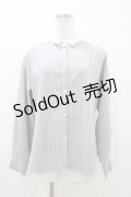 an another angelus / 角衿シャツブラウス Free GRAY×WHITE H-25-11-07-1057-CA-BL-NS-ZH