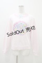 Nile Perch / 女の子プリントトレーナー Free ピンク H-25-11-07-1058-LO-TO-NS-ZH