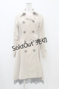 EATME / 2WAYロングフレアトレンチコート Free ベージュ H-25-11-07-1059-LO-CO-NS-ZH