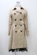 画像1: EATME / 2WAYロングフレアトレンチコート Free ベージュ H-25-11-07-1059-LO-CO-NS-ZH (1)