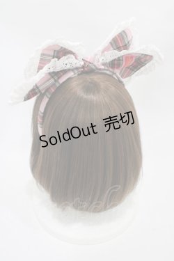 画像2: BABY,THE STARS SHINE BRIGHT / タータンチェックリボンカチューシャ  ピンク H-25-11-07-1009-BA-AC-NS-ZH