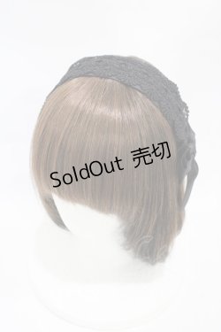 画像1: m petit by misako / TT*AMレースカチューシャ  ブラック H-25-11-07-1011-LO-AC-NS-ZH