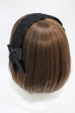 画像2: m petit by misako / TT*AMレースカチューシャ  ブラック H-25-11-07-1011-LO-AC-NS-ZH