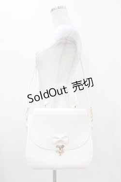 画像1: axes femme POETIQUE / クラシカル型押しバッグ  生成り H-25-11-07-1014-AX-BG-NS-ZH