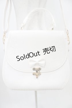 画像3: axes femme POETIQUE / クラシカル型押しバッグ  生成り H-25-11-07-1014-AX-BG-NS-ZH