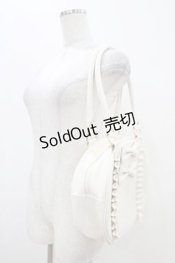 画像2: axes femme kawaii / ツインリボンラウンドハンドバッグ  オフ H-25-11-07-1015-AX-BG-NS-ZH