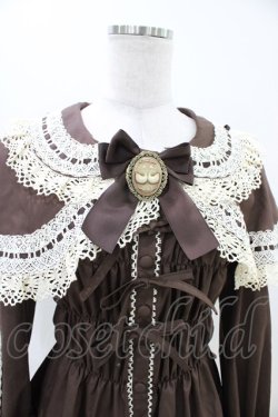 画像4: metamorphose / 木漏れ日のトロイメライ ケープ付き長袖ブラウス Free ブラウン H-25-11-07-1017-ME-BL-NS-ZH