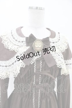 画像4: metamorphose / 木漏れ日のトロイメライ ケープ付き長袖ブラウス Free ブラウン H-25-11-07-1017-ME-BL-NS-ZH