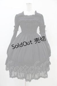 BABY,THE STARS SHINE BRIGHT / トリアノンシフォンワンピース Free ブラック H-25-11-07-1020-BA-OP-NS-ZH