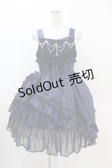 ALICE and the PIRATES / ギャザーシフォンジャンパースカート Free ネイビー H-25-11-07-1021-PA-OP-NS-ZH