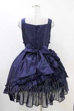 画像2: ALICE and the PIRATES / ギャザーシフォンジャンパースカート Free ネイビー H-25-11-07-1021-PA-OP-NS-ZH