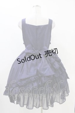 画像2: ALICE and the PIRATES / ギャザーシフォンジャンパースカート Free ネイビー H-25-11-07-1021-PA-OP-NS-ZH