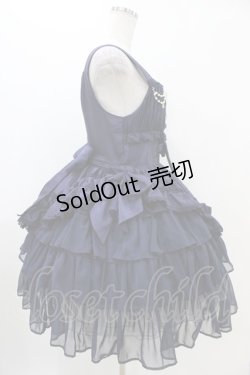 画像3: ALICE and the PIRATES / ギャザーシフォンジャンパースカート Free ネイビー H-25-11-07-1021-PA-OP-NS-ZH