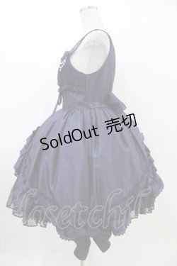 画像4: ALICE and the PIRATES / ギャザーシフォンジャンパースカート Free ネイビー H-25-11-07-1021-PA-OP-NS-ZH