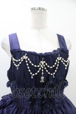 画像5: ALICE and the PIRATES / ギャザーシフォンジャンパースカート Free ネイビー H-25-11-07-1021-PA-OP-NS-ZH