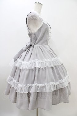 画像3: axes femme kawaii / プチリボンジャンパースカート M グレー H-25-11-07-1022-AX-OP-NS-ZH