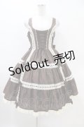 metamorphose / 木漏れ日のトロイメライ ティアードジャンパースカート サイズ1 ブラウン H-25-11-07-1023-ME-OP-NS-ZH