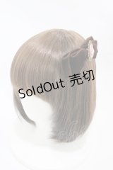 metamorphose / カメオリボンクリップ  ブラウン H-25-11-07-1003-ME-AC-NS-ZH