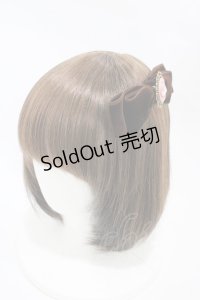 metamorphose / カメオリボンクリップ  ブラウン H-25-11-07-1003-ME-AC-NS-ZH