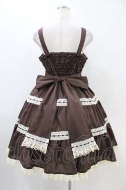 画像2: metamorphose / 木漏れ日のトロイメライ ティアードジャンパースカート サイズ1 ブラウン H-25-11-07-1023-ME-OP-NS-ZH