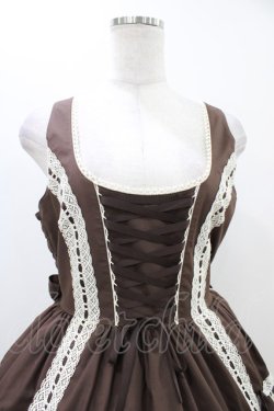 画像4: metamorphose / 木漏れ日のトロイメライ ティアードジャンパースカート サイズ1 ブラウン H-25-11-07-1023-ME-OP-NS-ZH