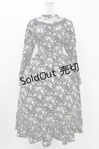 Kurumi Collaboration / KRハナジゴスリーブワンピース M ブラック H-25-11-07-1024-0-OP-NS-ZH