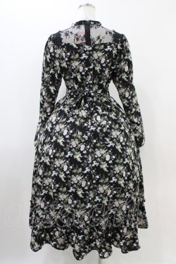 画像2: Kurumi Collaboration / KRハナジゴスリーブワンピース M ブラック H-25-11-07-1024-0-OP-NS-ZH