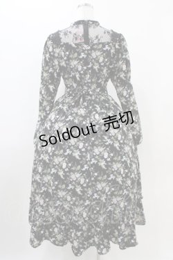 画像2: Kurumi Collaboration / KRハナジゴスリーブワンピース M ブラック H-25-11-07-1024-0-OP-NS-ZH