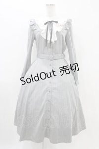 Secret Honey / ヨークフリルラッフル付ワンピース Free グレー H-25-11-07-1025-CA-OP-NS-ZH