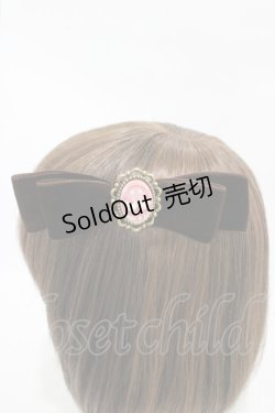 画像2: metamorphose / カメオリボンクリップ  ブラウン H-25-11-07-1003-ME-AC-NS-ZH