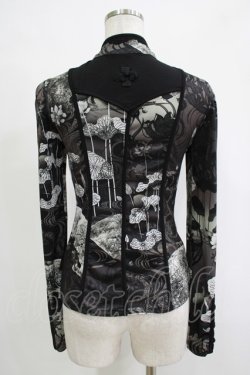 画像3: Ozz oneste / フロントZIPチャイナボタントップス  黒 H-25-11-07-055-OO-TO-KB-ZH