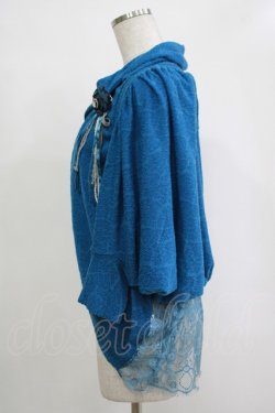 画像2: OZZ ANGELO / レース切替ドルマンボレロ  ブルー H-25-11-07-056-OO-TO-KB-ZH