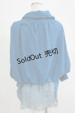 画像3: OZZ ANGELO / レース切替ドルマンボレロ  ブルー H-25-11-07-056-OO-TO-KB-ZH