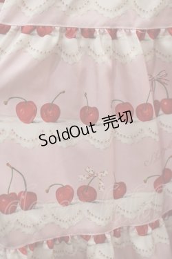 画像4: Shirley Temple / チェリースカラップレースプリントジャンパースカート  ピンク H-25-11-07-006-ET-OP-KB-ZH