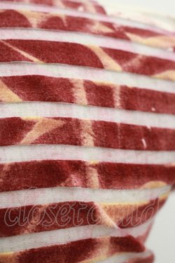 画像4: Jean Paul GAULTIER / ボーダー切替ガーゴイルパワーネットカットソー S 茶 H-25-11-07-062-GO-TO-KB-ZH