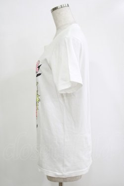 画像2: LISTEN FLAVOR / シンガンクリムゾンズの深紅色の心眼でこの澱んだ世界を見続ケル。Tシャツ M ホワイト H-25-11-07-063-PU-TO-KB-ZH