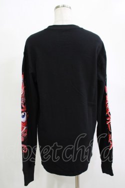 画像3: invasion club / SUSU＆ドラキュリタLONG TEE＆PIN  ブラック H-25-11-07-064-PU-TO-KB-ZH