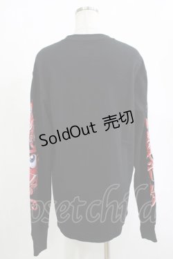 画像3: invasion club / SUSU＆ドラキュリタLONG TEE＆PIN  ブラック H-25-11-07-064-PU-TO-KB-ZH