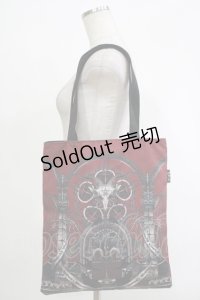 OZZ ANGELO / ワルプルギスの夜トートバッグ  ボルドー H-25-11-07-070-OO-BG-KB-ZH